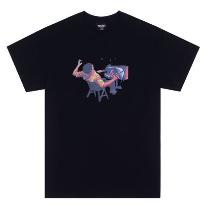 Hockey Tee Ultraviolence Black Skateboard T-Shirt