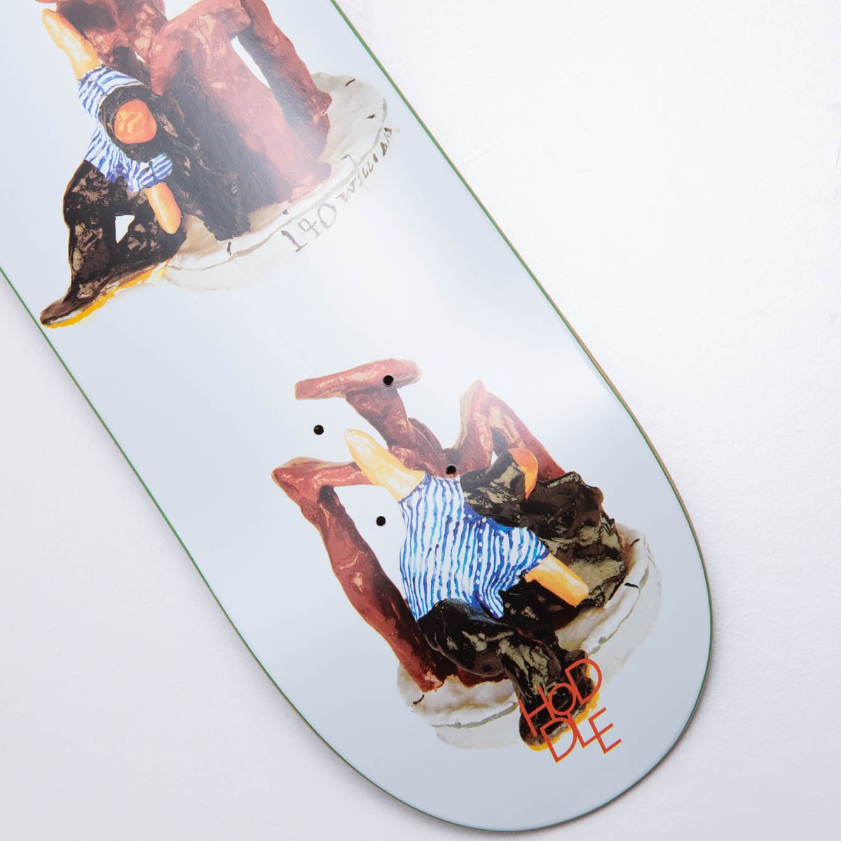 HoDDLE Skateboards Deck Williams Street Ceramic 8.5" Art by Eli Wolfe Cheshire