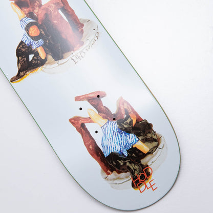 HoDDLE Skateboards Deck Williams Street Ceramic 8.5" Art by Eli Wolfe Cheshire