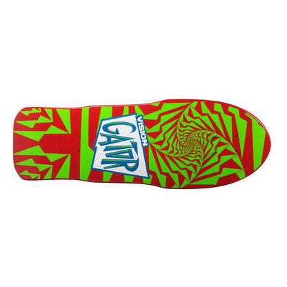 Vision Skateboards Deck Gator II Red/Green 10.25" Reissue