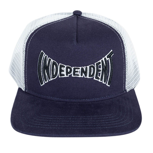 Independent Trucker Cap Spanning Midnight Navy OSFA Indy Trucks Skateboard Hat