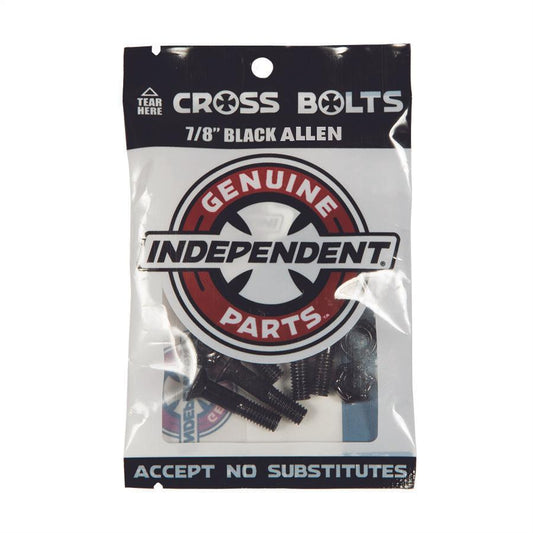 Indy Cross Bolts 7/8" Allen Black Independent Skateboard Trucks Hardware