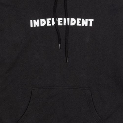 Indy Hood ITC Grind Chest OG Fit Black Independent Skateboard Jumper Pullover