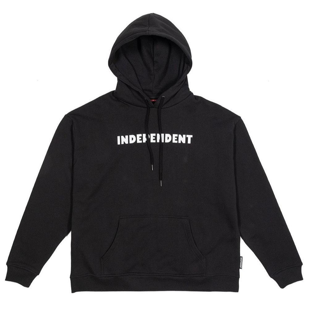 Indy Hood Itc Grind Chest Og Fit Black Independent Skateboard Jumper Pullover
