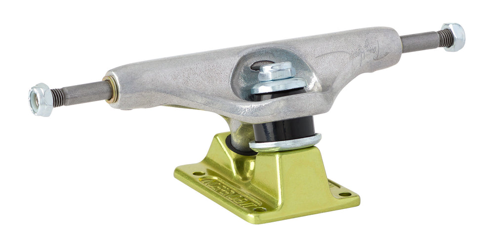 Indy Skateboard Trucks 144 Hawk Transmission Silver Green Hollow 8.25"