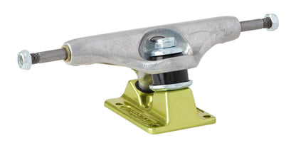 Indy Skateboard Trucks 144 Hawk Transmission Silver Green Hollow 8.25"