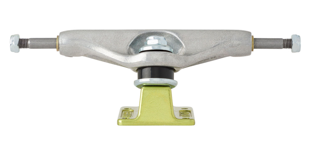 Indy Skateboard Trucks 144 Hawk Transmission Silver Green Hollow 8.25"