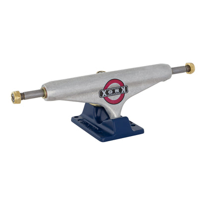 Indy Skateboard Trucks 144 Knox Hollow Silver/Navy Independent 8.25"