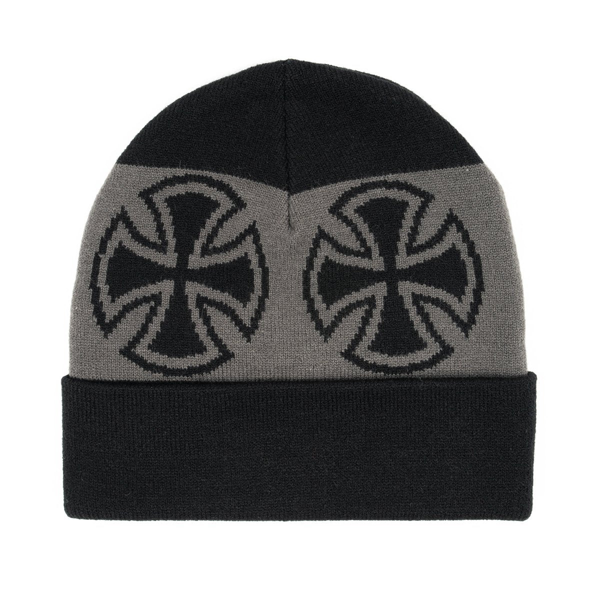 Indy Trucks Beanie Crosses Black Fold Over Skateboard Hat