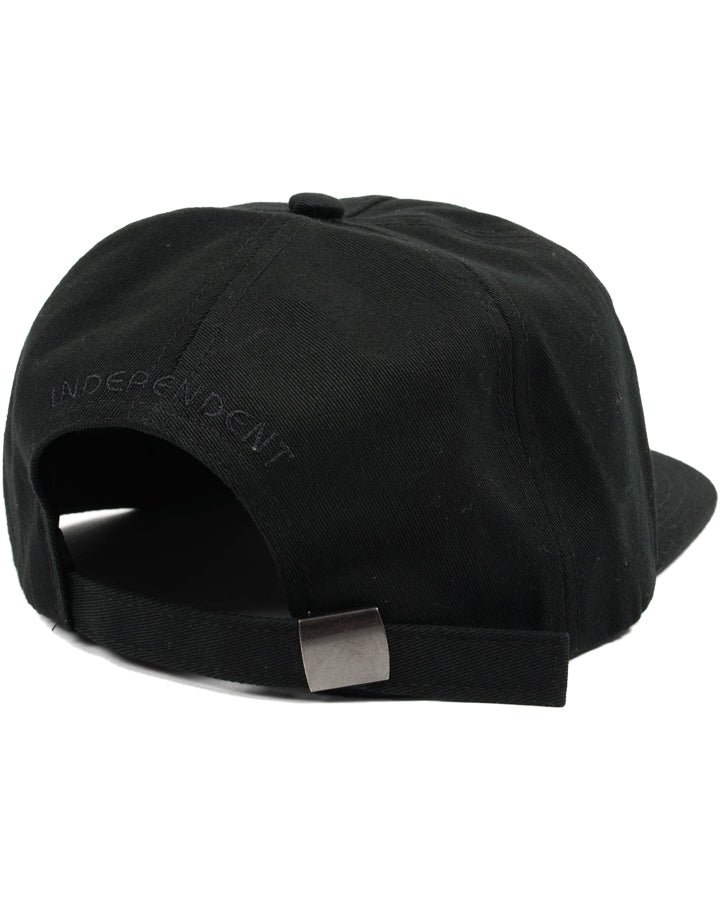 Indy Trucks Cap TC TWILL STRAPBACK BLACK Skateboard Hat