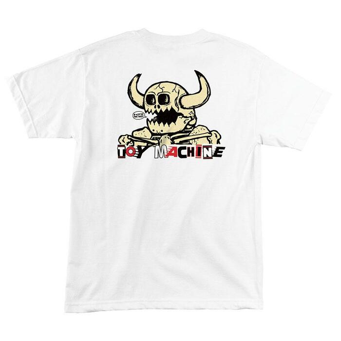 Indy x Toy Machine Tee Mash Up White Independent Trucks Skateboard T-Shirt