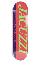 Jacuzzi Unlimited Skateboard Deck Flavor 8 5 Red Purple Ex7