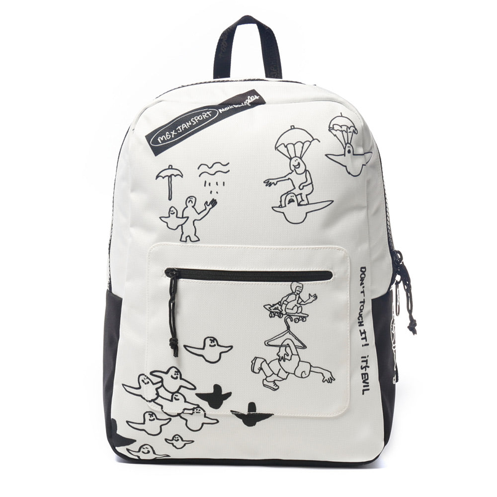 Jansport Backpack Flight Pack x Gonz Wheat Paste Mark Gonzales School Travel Bag