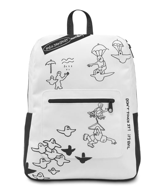 Jansport Backpack Flight Pack x Gonz Wheat Paste Mark Gonzales School Travel Bag