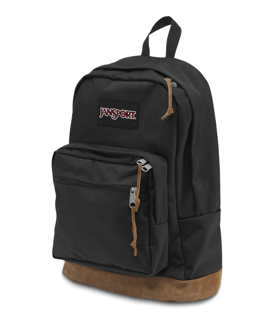 Jansport Backpack Right Pack BLACK 31L Luggage Skate School Travel Bag