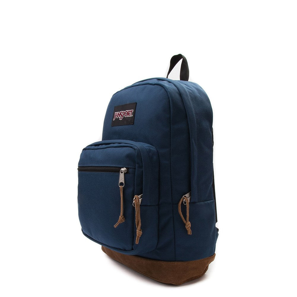 Jansport Backpack Right Pack NAVY 31L Luggage Skate School Travel Bag