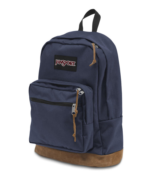 Jansport Backpack Right Pack NAVY 31L Luggage Skate School Travel Bag