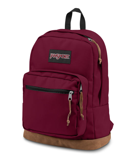 Jansport Backpack Right Pack Russet Red 31L Luggage Skate School Travel Bag