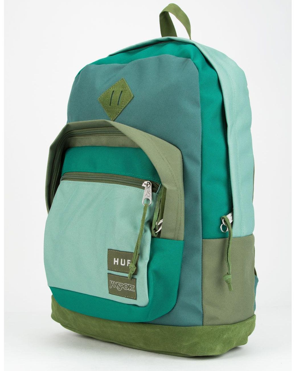 Jansport Backpack Right Pack x HUF Olive Skate School Travel Bag