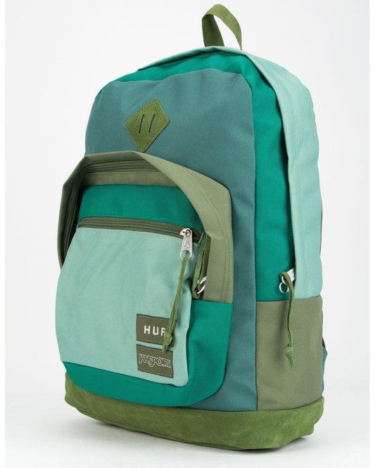Jansport Backpack Right Pack x HUF Olive Skate School Travel Bag
