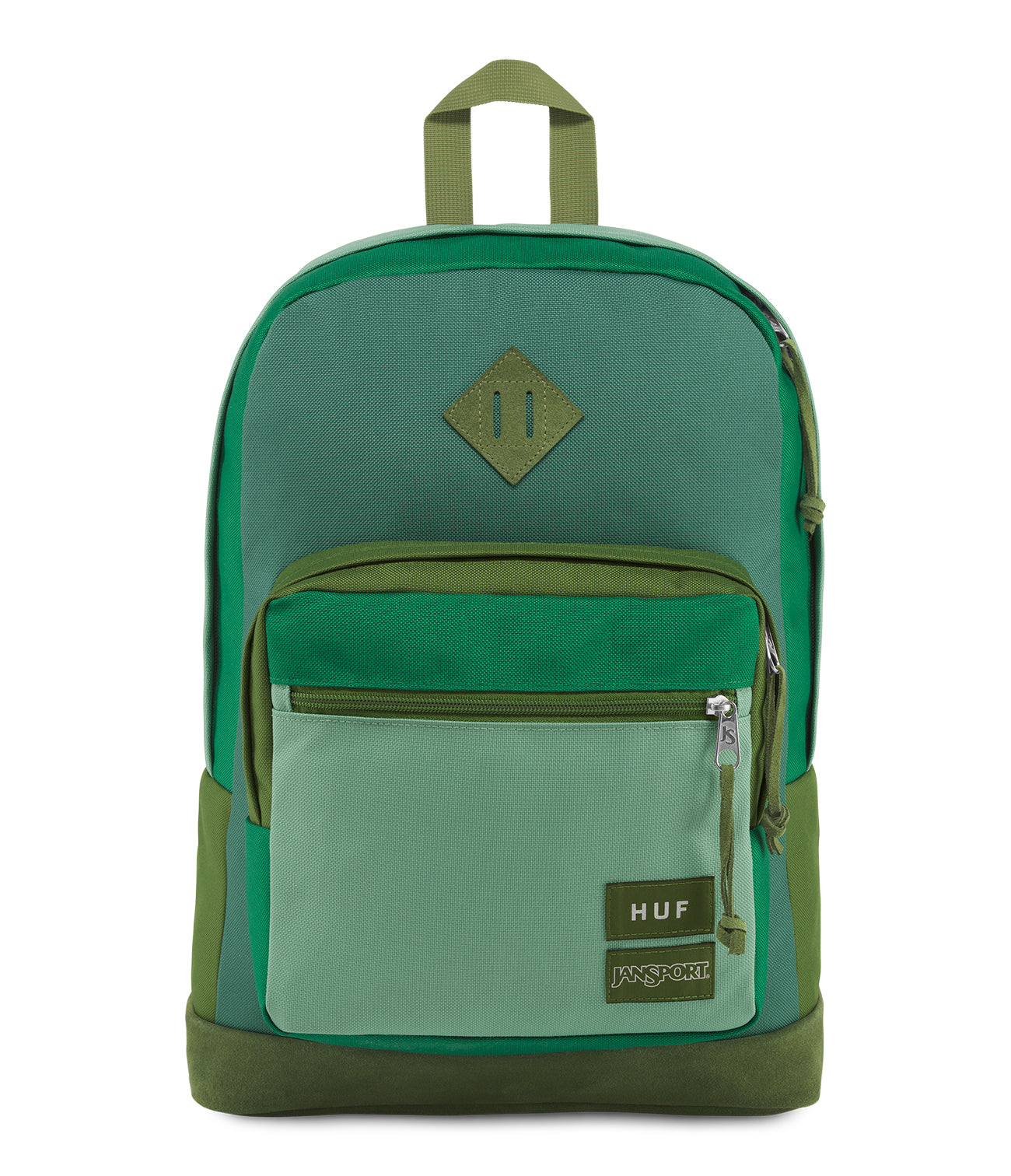 Jansport Backpack Right Pack x HUF Olive Skate School Travel Bag