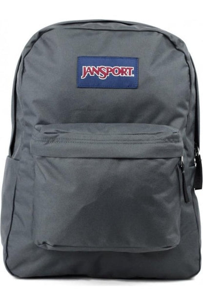 Jansport Backpack Superbreak FORGE GREY Skate School Travel Bag