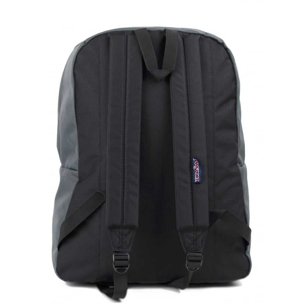 Jansport Backpack Superbreak FORGE GREY Skate School Travel Bag