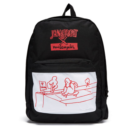 Jansport Backpack Superbreak x Gonz End Of Sidewalk Gonzales Skate School Bag