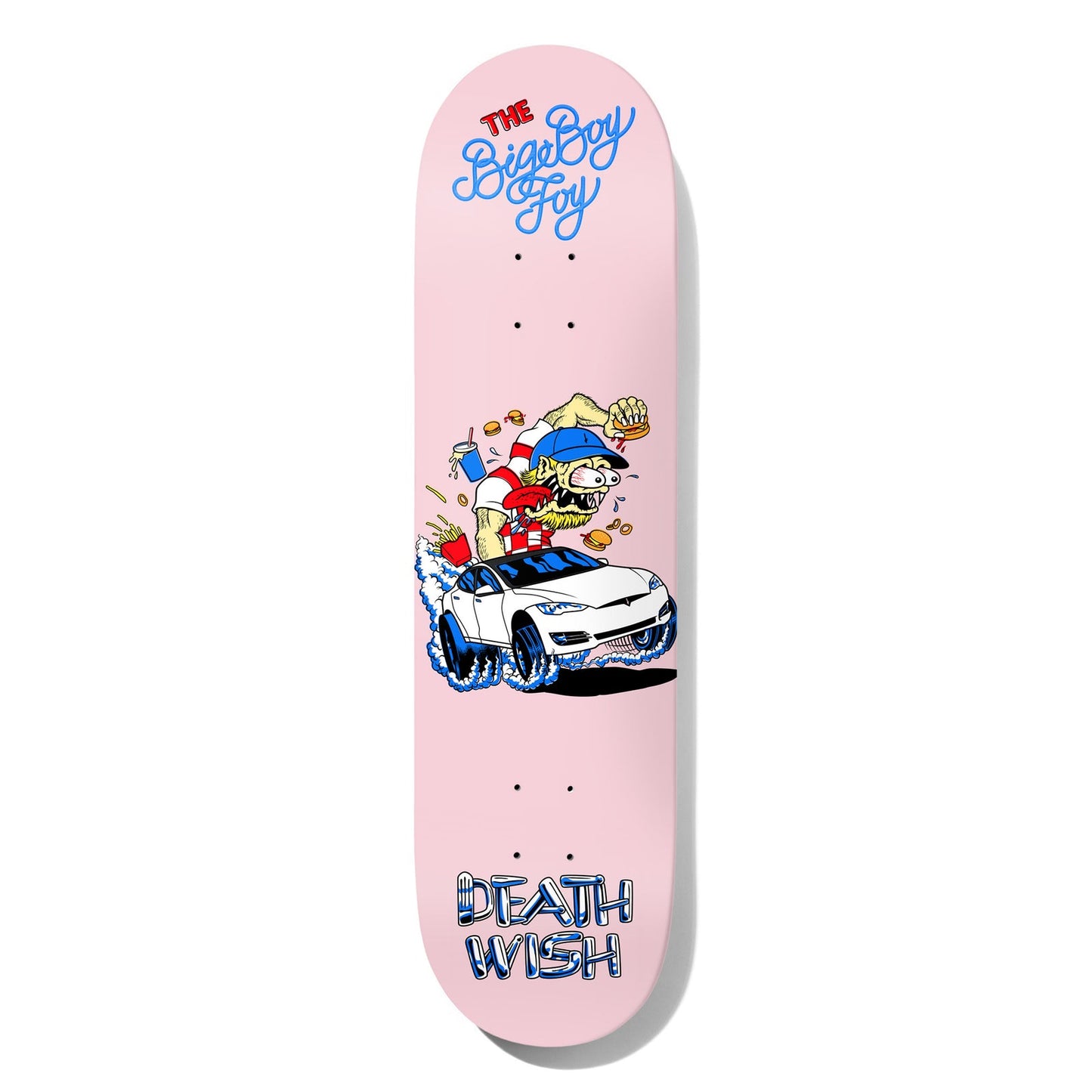 Deathwish Skateboard Deck Jamie Foy Creeps 8" Art by Matthew Skiff