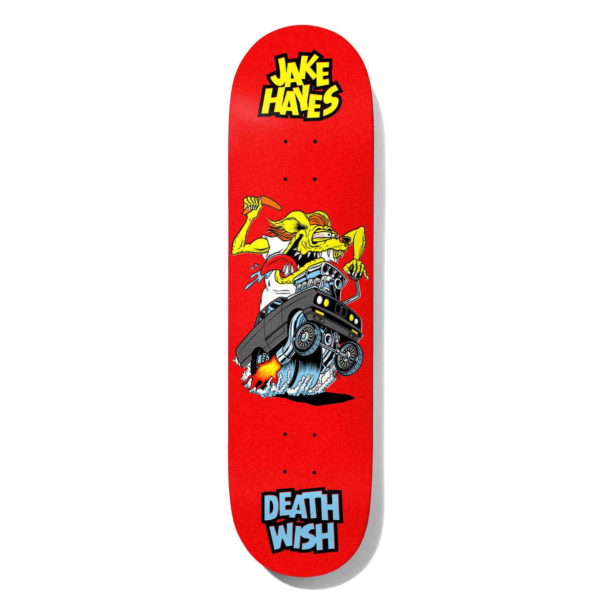 Deathwish Skateboard Deck Jake Hayes Creeps 8 125 Art By Matthew Skiff