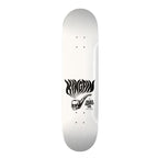 Kingpin Skate Supply Deck Smoke Pipe White