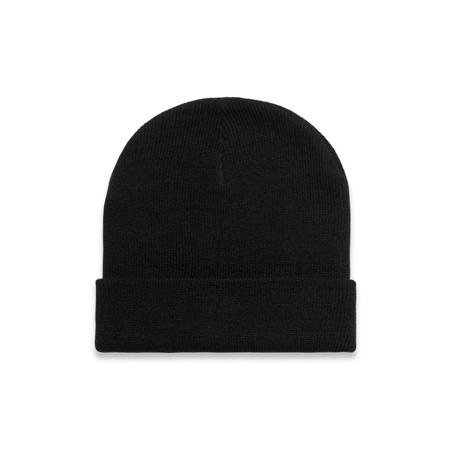 Kingpin Skate Supply Beanie Cuff Black Label Black Skateboard Hat