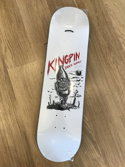 Kingpin Skate Supply Deck Bam Manorom Bro Model White