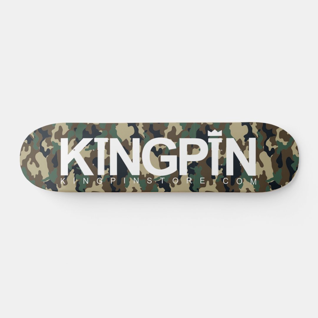 Kingpin Skate Supply Deck OG Logo Camo
