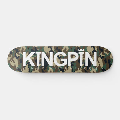 Kingpin Skate Supply Deck OG Logo Camo