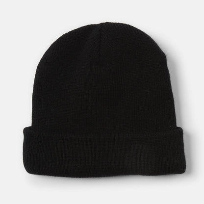 Kingpin Skate Supply Beanie Fishermans Black Label Black Skateboard Hat