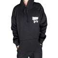 Kingpin Skate Supply Hood Hazy Deeds Black Skateboard Hoody Pullover Hoodie
