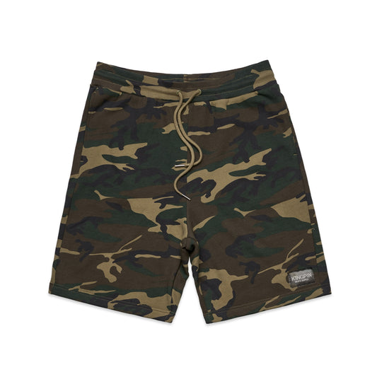 Kingpin Skate Supply Sweat Shorts Camo Skateboard Trackies