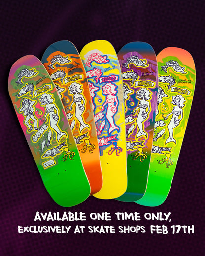 Krooked Skateboard Deck Gonz Clear Friends SKATE SHOP DAY 9.81" SSD 2024