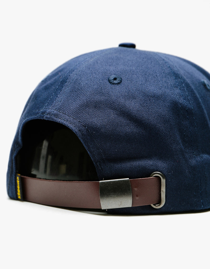 Krooked Cap EYES Navy/Dark Green Unstructured Strap back Skateboard Hat