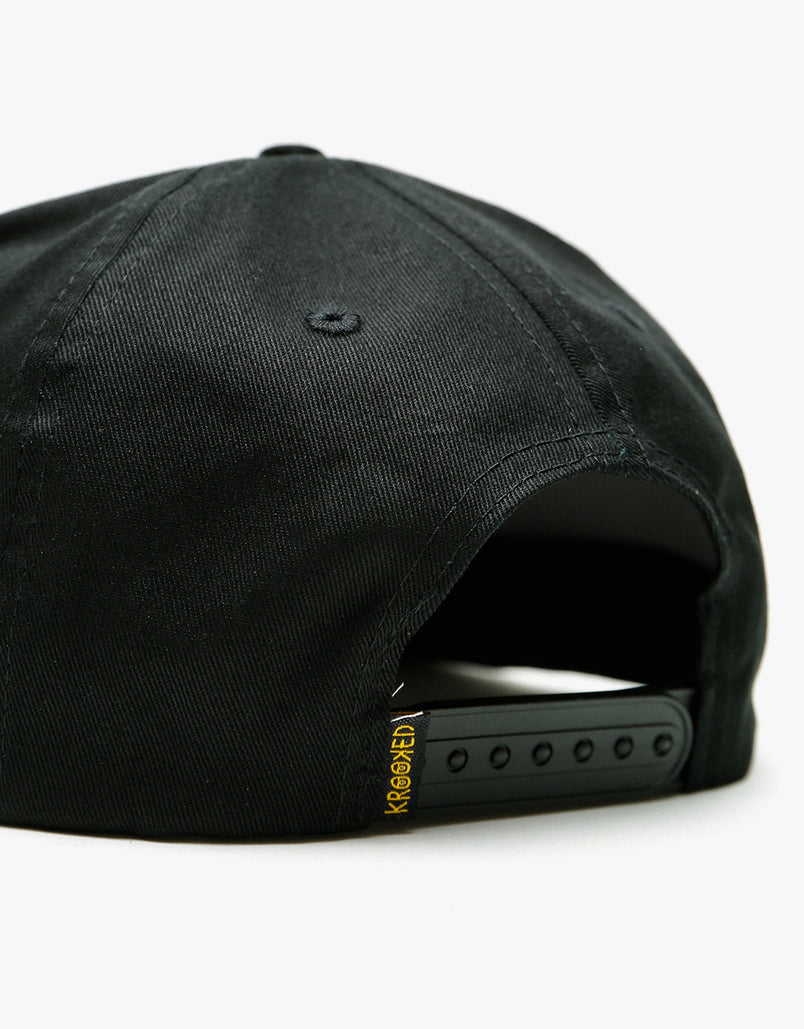 Krooked Cap SHMOO Black/Orange Unstructured Snapback Skateboard Hat