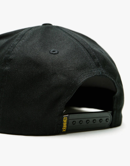 Krooked Cap SHMOO Black/Orange Unstructured Snapback Skateboard Hat