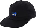 Krooked Cap Eyes Black Blue Unstructured Strap Back Skateboard Hat