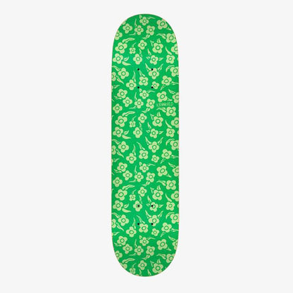 Krooked Skateboard Deck Flowers 8.38" Green