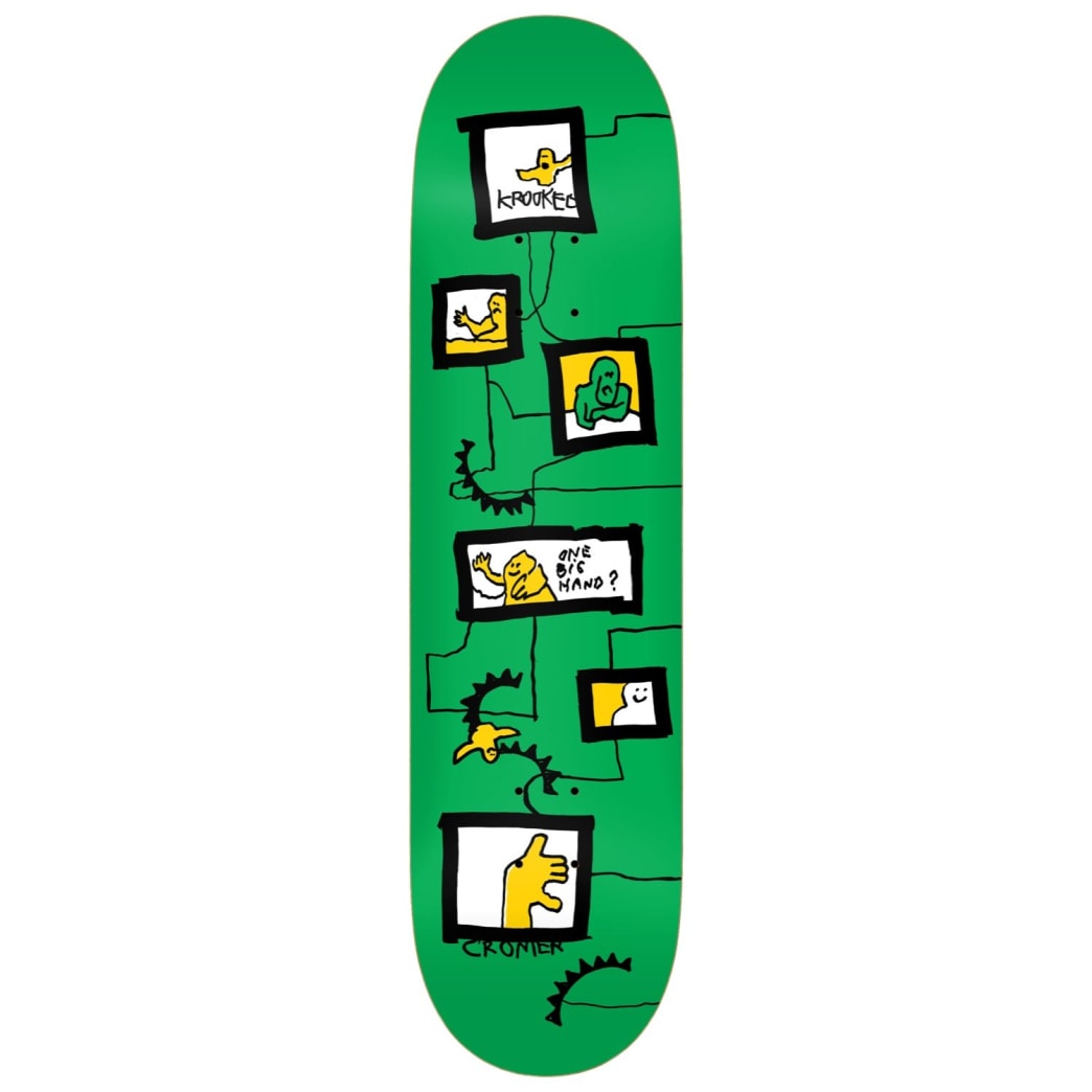 Krooked Skateboard Deck Frames Cromer 8.12"