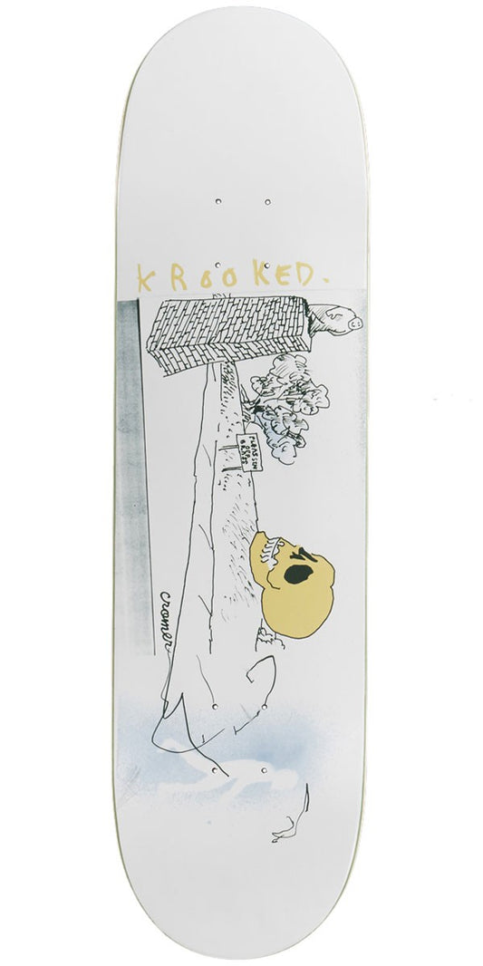 Krooked Skateboard Deck Stay Off Cromer 8.38"