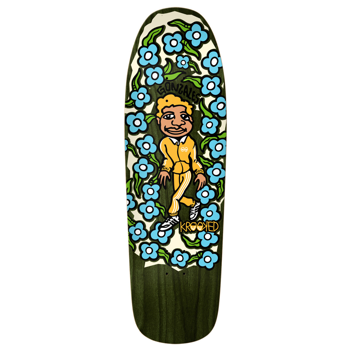 Krooked Skateboard Deck SWEATPANTS GONZ II 9.81" Reissue