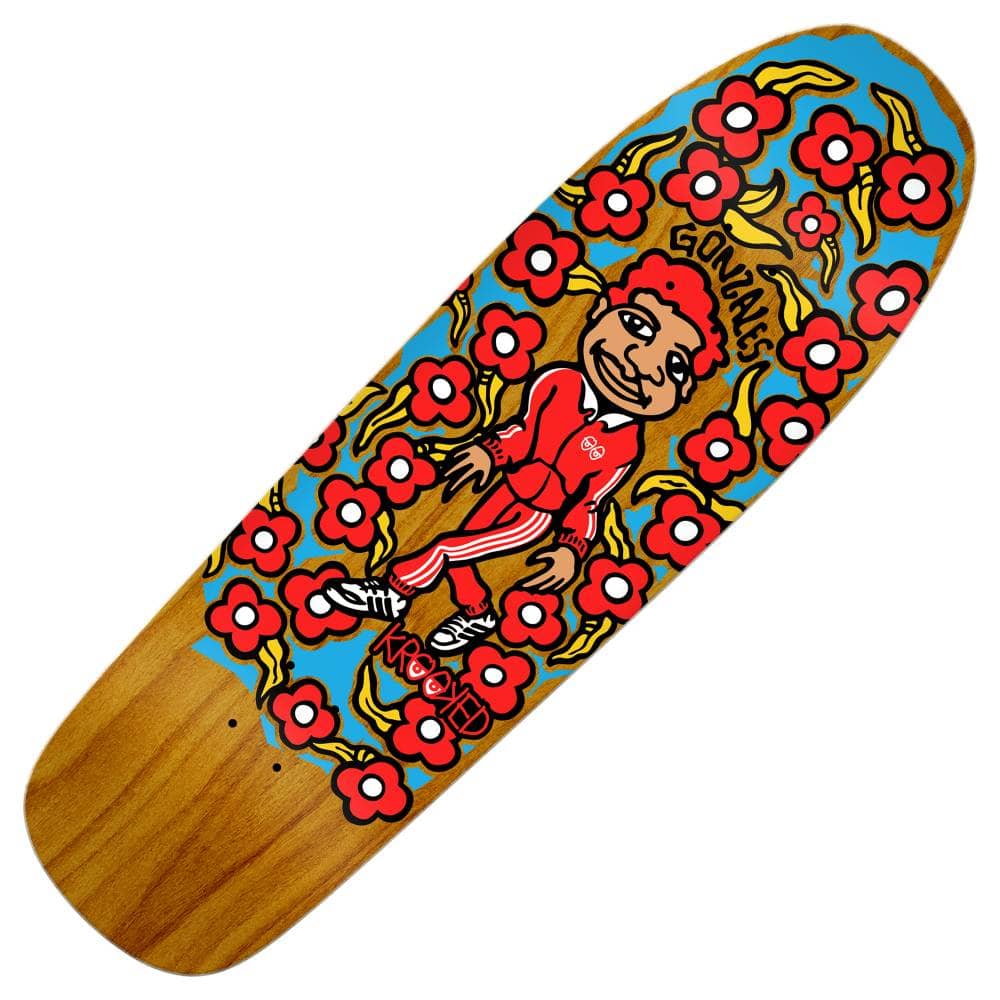 Krooked Skateboard Deck RED GONZ SWEATPANTS 9.81" Reissue