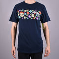 Krooked Skateboards Tee Sweatpants Navy Mens Skateboard T Shirt