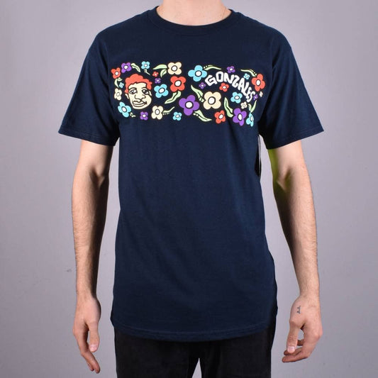 Krooked Skateboards Tee SWEATPANTS NAVY Mens Skateboard T-Shirt